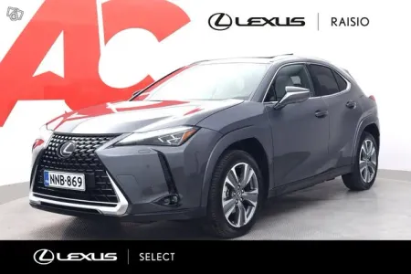 Lexus UX 300e Luxury - Akun bruttokapasiteetti 72,8 kWh. Miljoonan kilometrin / 10 vuoden akkuturva.